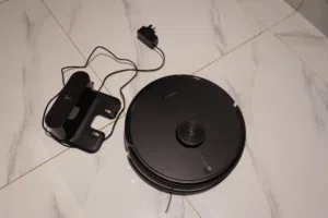 Ecovacs Deebot Y1 Pro Robot Vacuum Cleaner, 6500PA Suction and Wiping, Black