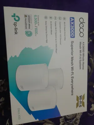 للبيع مقوي شبكة Deco X50 AX3000 Mesh Wi-Fi 6 (نظام المنزل المتكامل