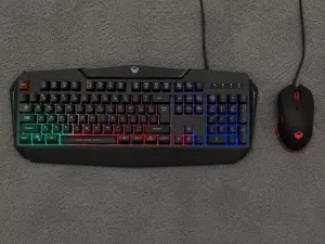 كيبورد ألعاب سلكي مع ماوس Gaming