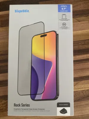 واقي شاشة ( ضد الكسر ) للهاتف لـ iPhone 15 مقاس 6.7 بوصة