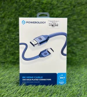 POWEROLOGY 8K HDMI CABLE 3M GREY PWHDC3M -GY