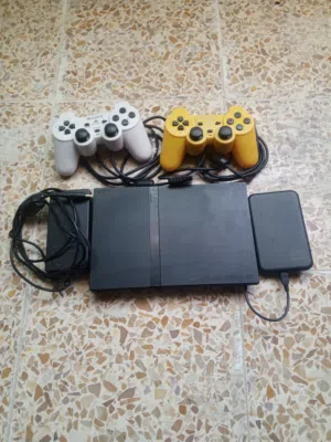 بلاي ستيشن 2 اوربي+ فري ريجن يشغل اقراص وهارد وفلاش + هارد 500GB