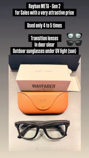 Rayban meta glasses gen 2