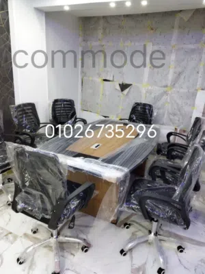 ترابيزة اجتماعات مودرن خشب mdf اسباني مستورد _ اثاث مكتبي _ ميتينج روم meeting table
