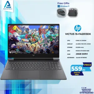 لابتوب اتش بي اي 5 laptop Hp i5 RTX3050 بافضل الاسعار