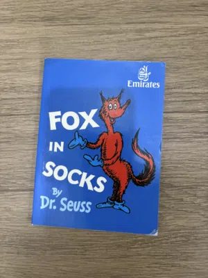 Fox in socks funny book for kids