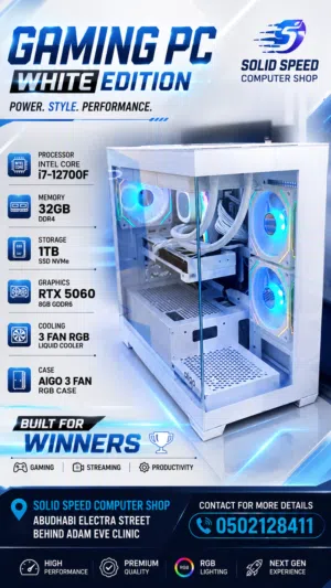Gaming pc white edition