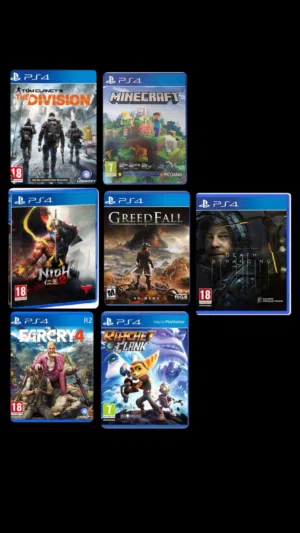 اشرطة ps4 للبيع شوف الوصف