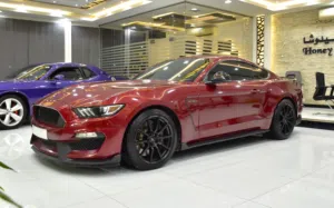 Ford Mustang SHELBY GT350 ( 2017 Model ) in Red Color GCC Specs