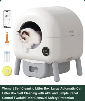 Wemart Selfcleaning Cat Litter Box