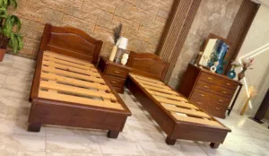 غرفة نوم شبابيه ((خشب بلوط طبيعي بالكامل مع خشب سويد الكندي صلد  ))  فاخره و فخمه جداً