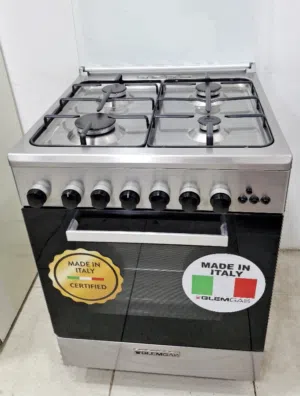 فرن جليم غاز إيطالي 4 عيون بحجم 60/60 مستعمل نظيف جدا