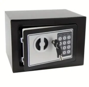 New metal Safe box with keys and password