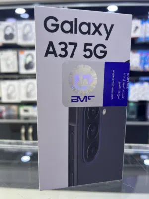 Samsung (A37) (256GB) (12RAM) متوفر جديد كلين داخل ليما موبايل بسعر مميز  فل بكج (عضمة+كفر+لزقة)