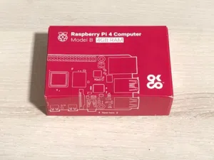 Raspberry Pi 4 Model B 4GB Bundle – Power Supply + Case + microSD