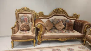 طقم كراسي مصري خشب زان راقي جدا جدا