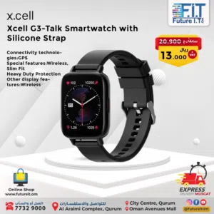 X.cell G3 TALKSmart watch, Heart Rate/Blood Pressure/Oxygen Level Monitoring, Magnetic Chargining