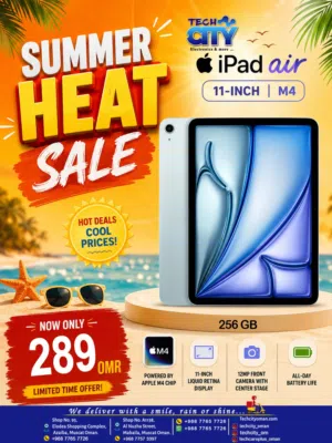 Brand New Apple iPad Air 11" M4 256GB – Special Offer 289 OMR  Warranty Available