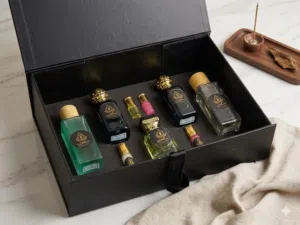 عطور بوكس رجالي أو نسائي بجوده عاليه للاستعمال الشخصي والهدايا 9 زجاجات بأحجام متنوعه
