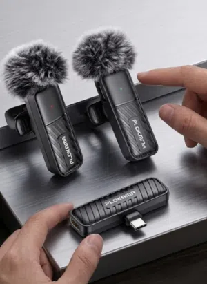 مايكروفون  نك مايك vm 20  plokama بلوكاما wireless .. 2 to 1