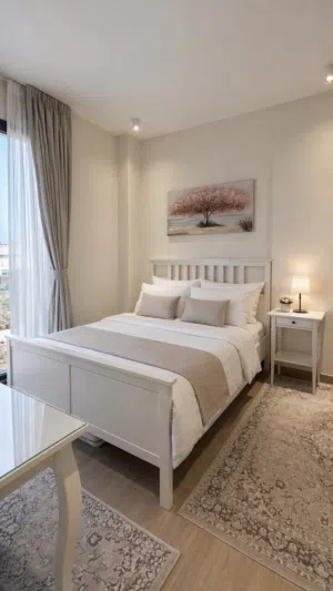 شقة 1BHK فاخرة جديدة يومي-اسبوعي-شهري بوشر  New 1BHK Luxury apartment for rental/ daily - hours