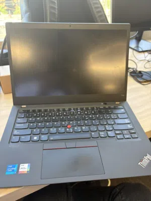 lenovo thinkpad t14s g2 used with charger and laptop bag