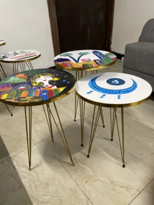 طاولات (طبلات)عدد 3 احجام مختلفة رسم حقيقي ثابت
