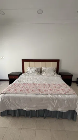 King size bed with mattress