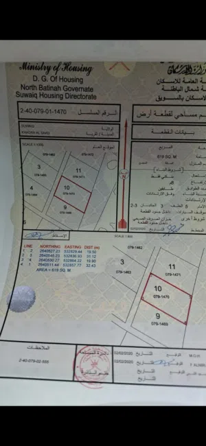 Residential Land for Sale in Al Batinah Suwaiq