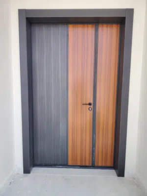 صب باب الألمنيوم المنزلق للمدخل