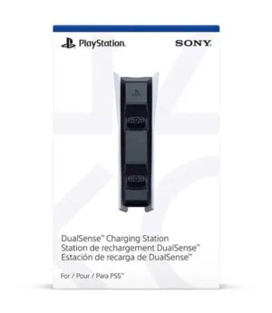 قاعدة شحن PS5/slim DualSense Charging Station الأصلية من Sony، مصممة خصيصًا لوحدات تحكم بلايستيشن 5