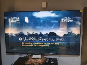 شاشة توشيبا 65 بوصة في حالة الوكالة