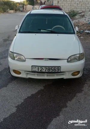 سياره هونداي اكسنت موديل 95 محدثه لموديل 98 قصة الدب قير عادي ماتور 1500 انجكشن للبيع او للبدل