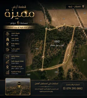 Farm Land for Sale in Amman Naour