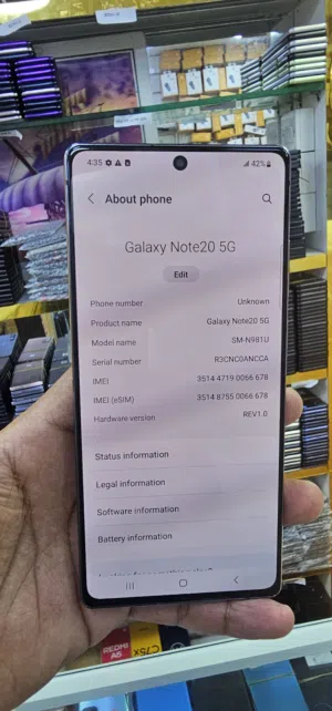 note 20 5G mobile