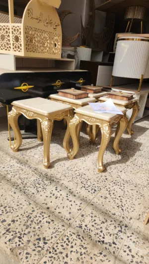 طاولات مجلس سطح رخام طبيعي