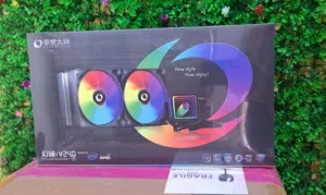 cpu color مبرد مبرد مائي 240 MM AMD - INTEL لون اسود