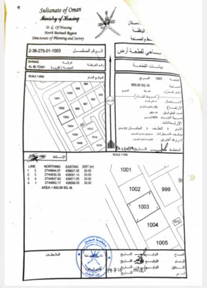 أرض سكنيه للبيع في منطقه البليده