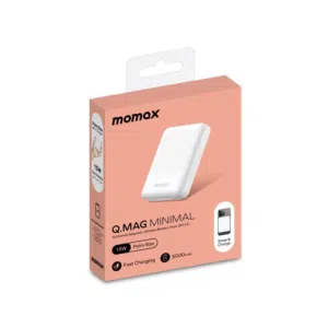 Power Bank Momax Q. Mag Minimal Magnetic Wireless Bank  - 5000mAh