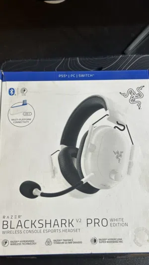 سماعة Razer BlackShark V2 Pro White Edition