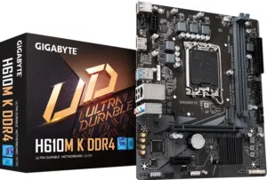 مذربورد H610 m-k D4 لمعالجات انتل الجيل 12-13-14