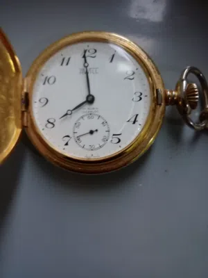 ساعة جيب فضة  مطلي ذهب 10 ميكرون AVILL