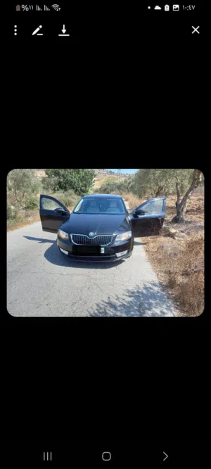 سكودا اوكتافيا 2014 اصل عمومي تخلو من القص الطولي و العرضي مطور 1600 تيربو جير عادي