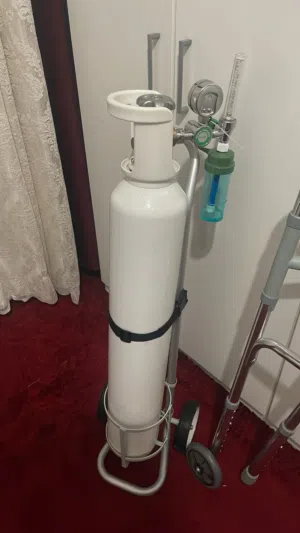 جرة اكسجين مع حمالة جر سعة 10 لتر