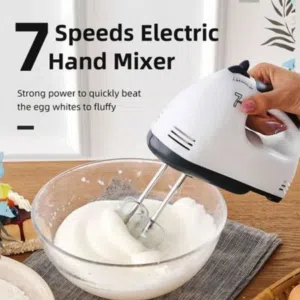 مكسر خلاط خفاق 7 سرعات كهرباء ضراب البيض لعمل الحلويات خلط البيض الطحين الكريما خفاق بيض hand mixer