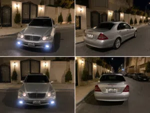 للبيع Mercedes - C200 Kompressor موديل 2001 W203 وارد شركة توفيق غرغور
