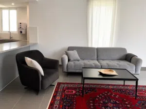 Enza Home Living Room Set – Marion Sofa Bed + Marion Swivel Armchair + Riga Coffee Table