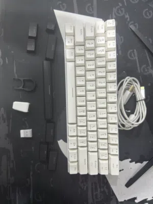 Devo Gaming Keyboard - SP60 White - Red Switch