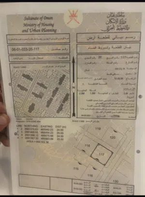ارض للبيع حي الرفعه