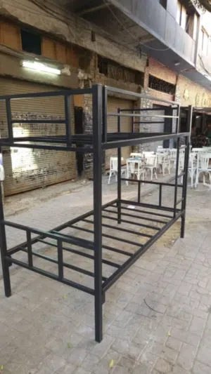 سرير حديد بدورين بملل والسلم والحاجز Furniture oh